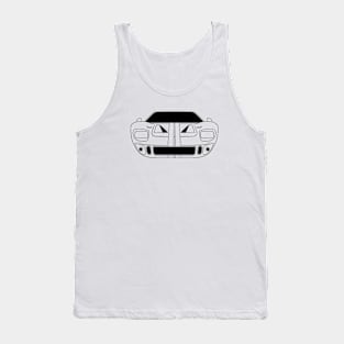 Ford GT40 Black Outline Tank Top